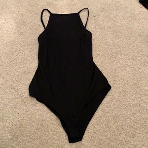 High neck bodysuit